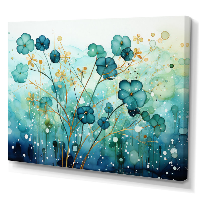 Naos Symphonie apaisante sur toile, H 24 po x l 32 po x P 1 po, Toile tendue