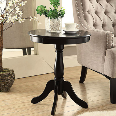 Table d'appoint Cozy Black avec une finition et un design élégants - améliore les matériaux de qualité pour petits espaces