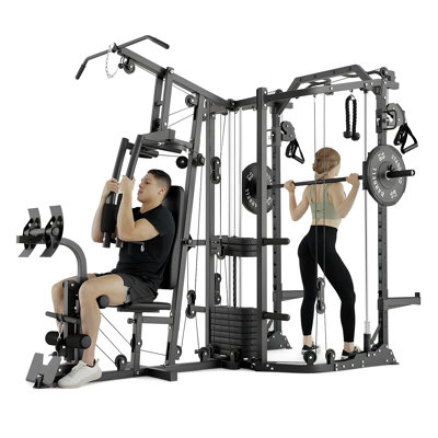 Machine Mikolo Smith, cage électrique à double face, câble croisé et pile de poids intégrée pour la gymnastique à domicile
