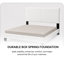 Lit plateforme tapissier moderne avec tête de lit ajustable, similicuir, blanc, grand-1247461255-1247461251