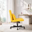Chaise de bureau en lin avec fonctions réglables