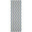 Tapis intérieur / extérieur à motif géométrique rouille / gris clair Arneshia-22984179