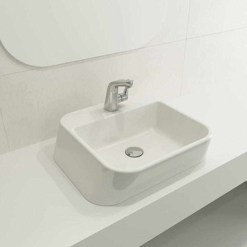Firenze 20'' L Bathroom Sink, White