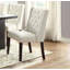 Modern Faux Leather Tufted Set Of 2 Chairs Dining Seat Chair