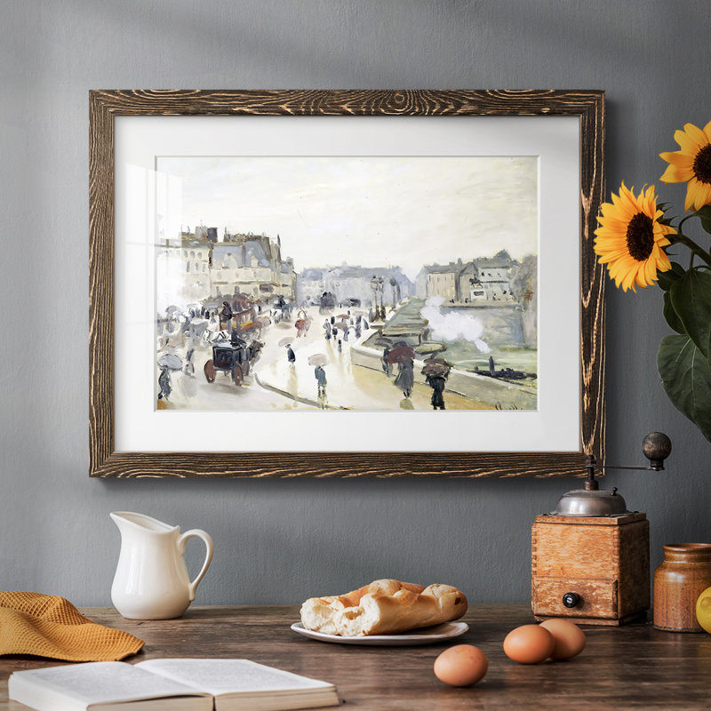 Le Pont Neuf, 1872, Noyer, H 28 po x l 42 po x P 1,5 po