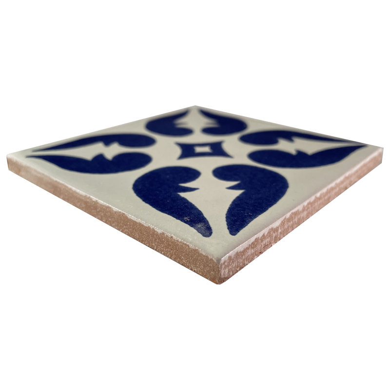 6" x 6" 4pcs TalaMex Lyon Talavera Mexican Tile
