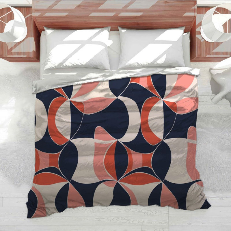 Floral Pattern Cool Bedding, Queen Duvet Cover