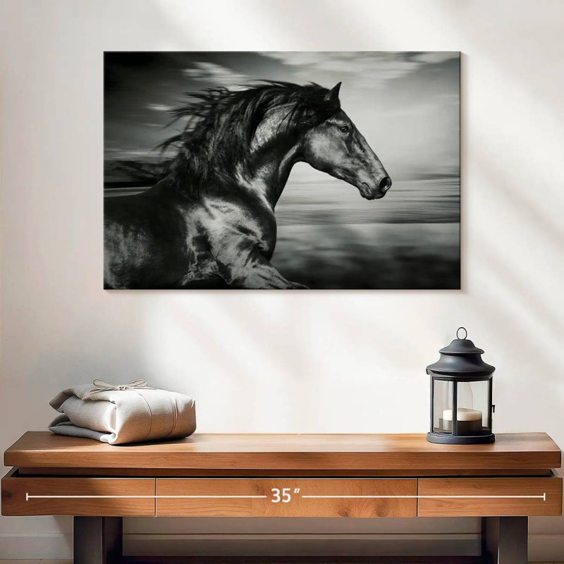 Brampt Thoroughbred, 16" H x 24" W