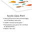 Impression de poisson sur verre acrylique-87923235
