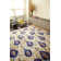 Rumi Abstract Hand-Knotted Silk Beige/Blue/Yellow/Pink Area Rug