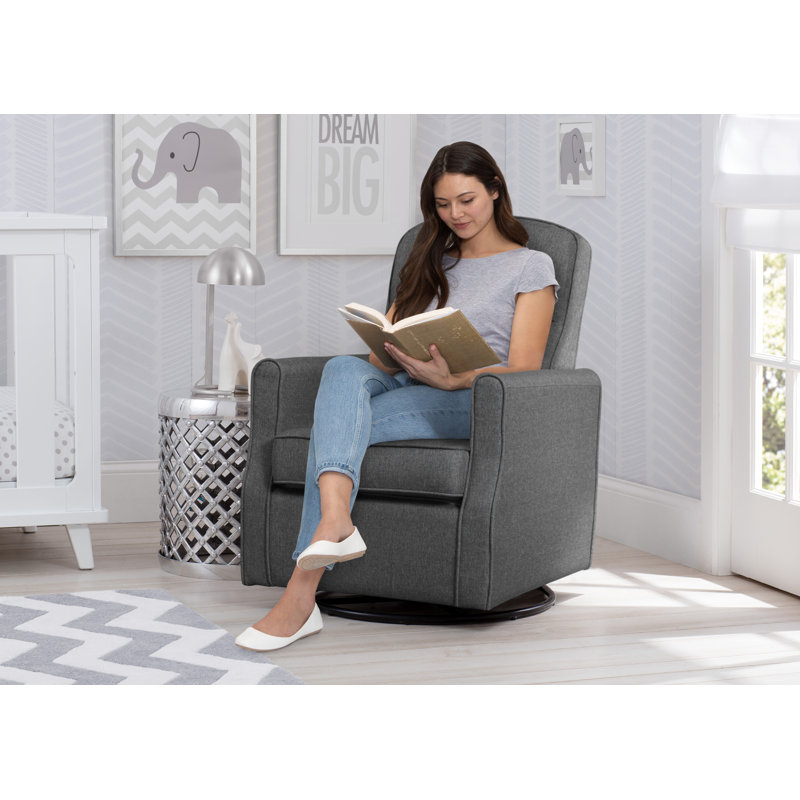 Blair Swivel Glider, Charcoal