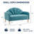 Billijo Solid and Manufactured Wood Standard Loveseat-492363494-492283199