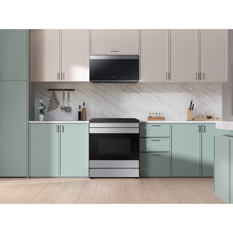 Samsung Bespoke AI Slide-In Induction Range, Stainless Steel