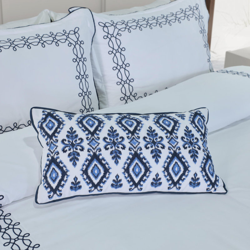Southern Tide Summerfield Breakfast Navy Decorative Pillow