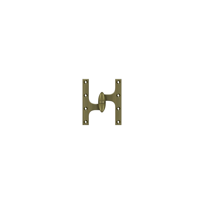 Hinge, Antique Brass, Left Hand