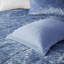 Édredon en velours bleu / très grand pervenche - bourre de diamant 2 taies décoratives et 1 oreiller-120469656-120469664
