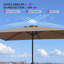 Parasol de table rectangulaire 6,5 'x 10'-670938861