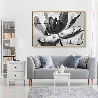 Full Bloom High-Gloss Frameless Acrylic Glass Wall Art Floral & Botanical Print by Oliver Gal, Ready to Hang, 15 x 10