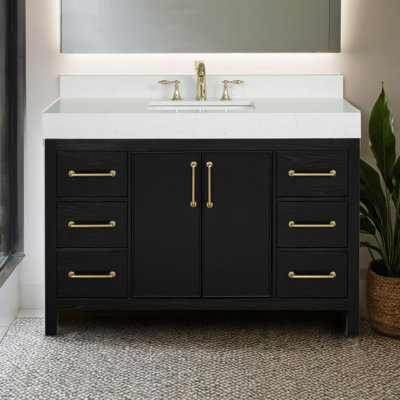 Meuble-lavabo avec lavabo 48 po Lavanti Valvet