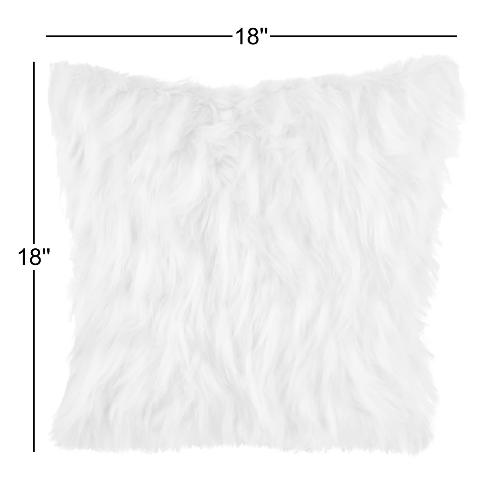 18" x 18" Pillow Cover & Insert, Ivory