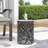Modern Metal End Table With Elegant Iron Cut Design And Durable Powder-Coated Frame, Perfect For Contemporary Spaces.-1214374297
