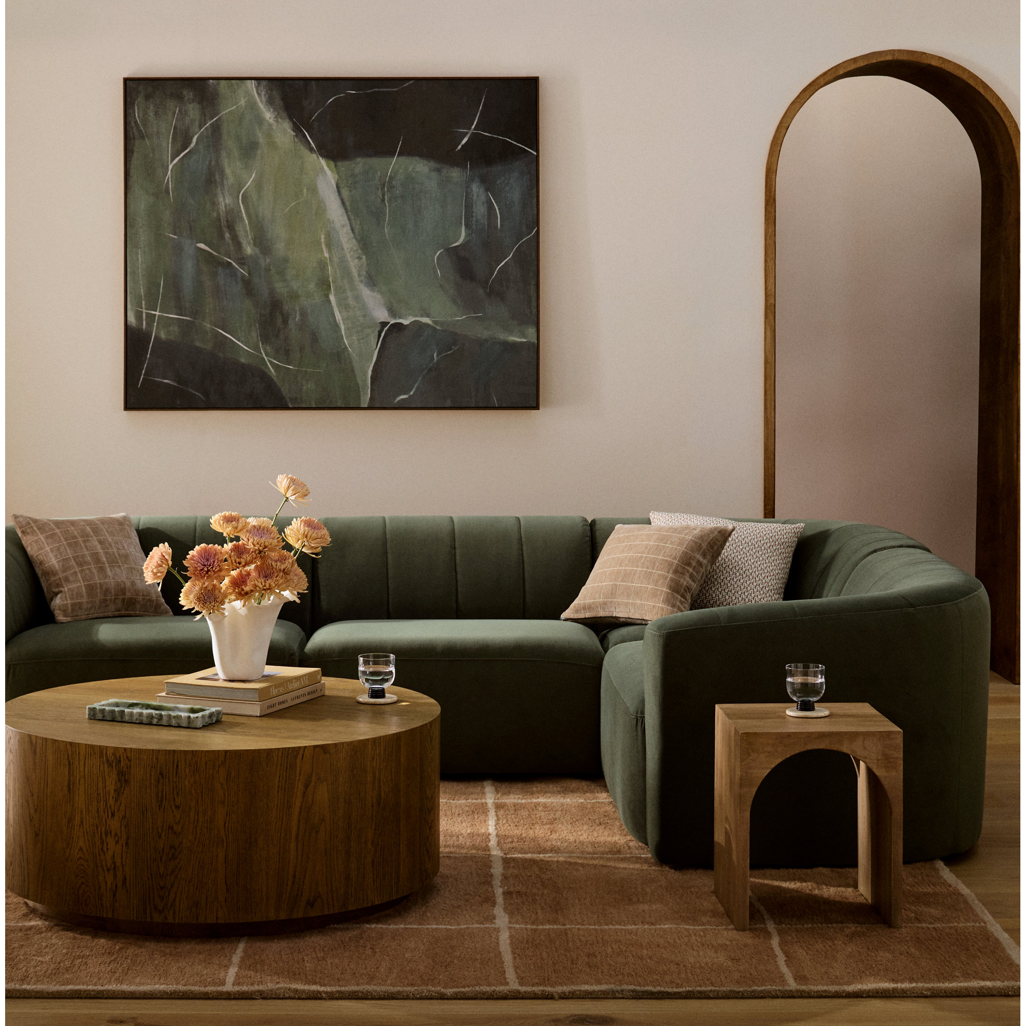 Coletta Solid Mango Wood Nesting Tables