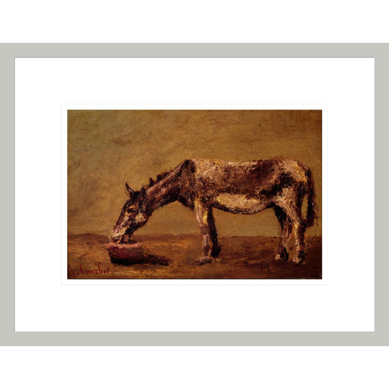 «The Donkey» par estampe numérique encadrée, 13,07 po H x 16,75 po L