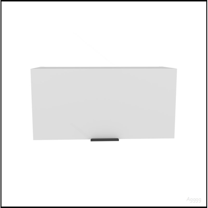 Prentiss Cabinet, Manufactured Wood Wall Cabinet With Pull Up Door, Ideal For Kitchen.