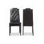 Chaise parsons capitonnée et capitonnée en blanc-1513998756