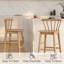 Tabouret de comptoir moderne Windsor - bois massif et capacité de 300 lb-1280896542