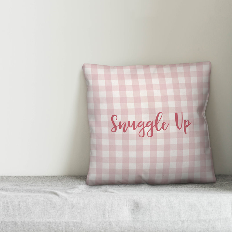  Snuggle Up Throw Pillow, Throw Pillow, Pink