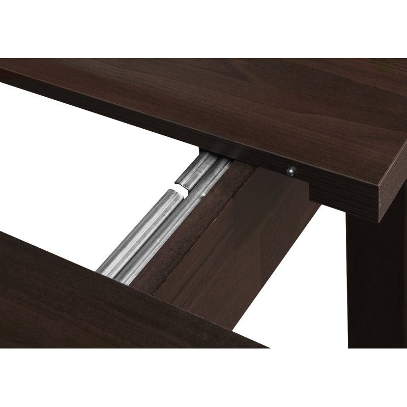 Cenare Extendable Dining Table, 78cm H x 180cm W x 80cm D, Wenge