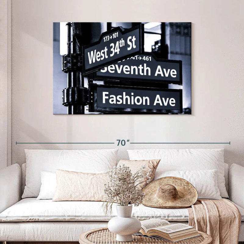 Rues Sirci New York, H 30 po x l 45 po