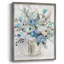 «Blue Contemporary Bouquet», reproduction encadrée - bois massif 48415-897008088