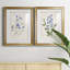 «Blue Botanical I», ensemble de 2 reproductions d'art-2026522012-2026522011-2026522010