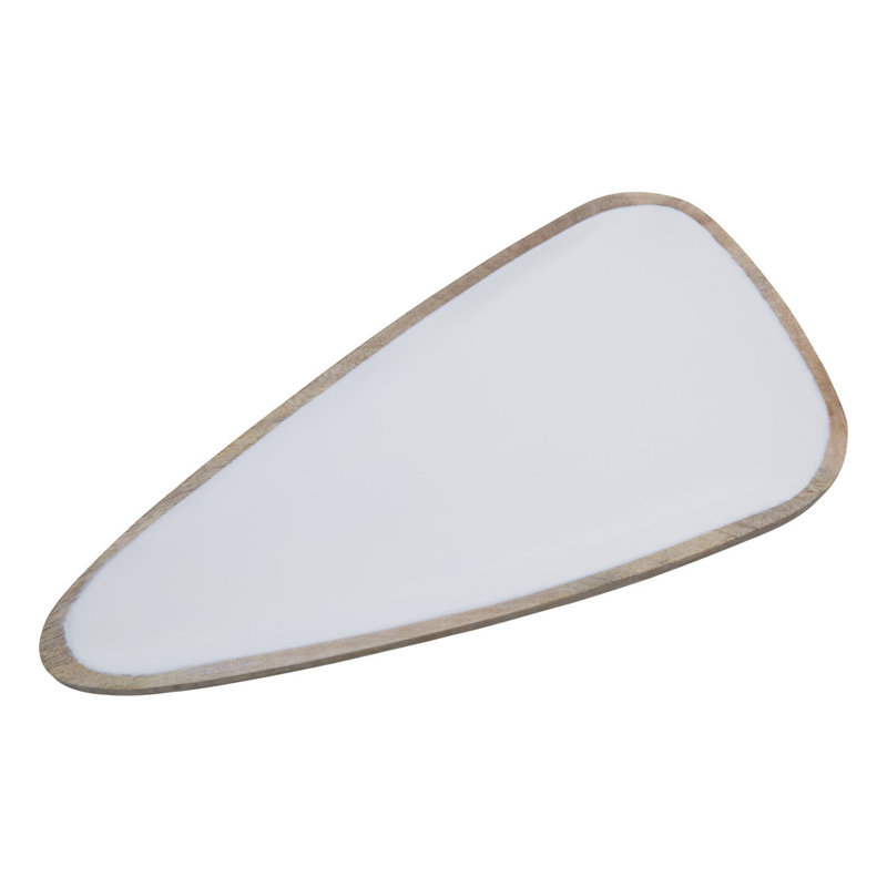 Gracie Oaks Moncada Wood Platter, 2cm H x 36cm W x 18cm D