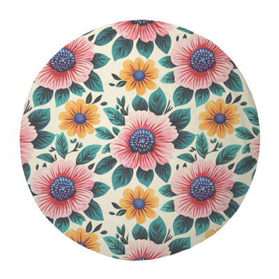 Tapis tressé Blossom Wave