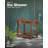 Natural Wood Shower Benches For Inside Shower To Sit On, Waterproof Bathroom Spa Bench Stool For Legs Shaving With Built-In Handle & Shower Head Holder
