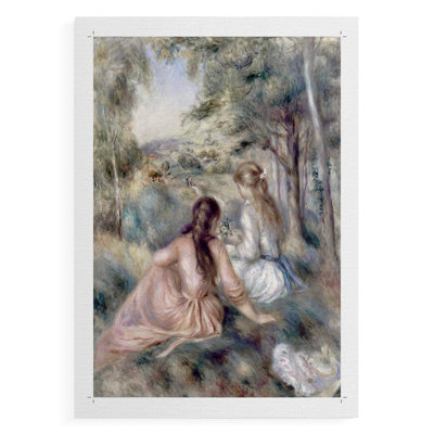 Dans la prairie - Impression sur toile seulement - NON-CADRE