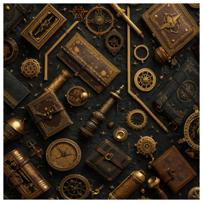 Couvre-lit matelassé Steampunk Accessoires Collection toutes tailles, Très grand lit