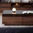 Simple design of retro solid wood coffee table