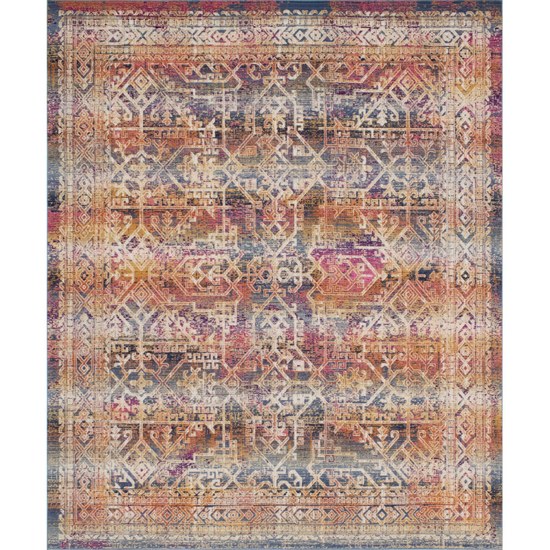 Morvant Oriental Indoor Rug, Rectangle 3' x 5'3"