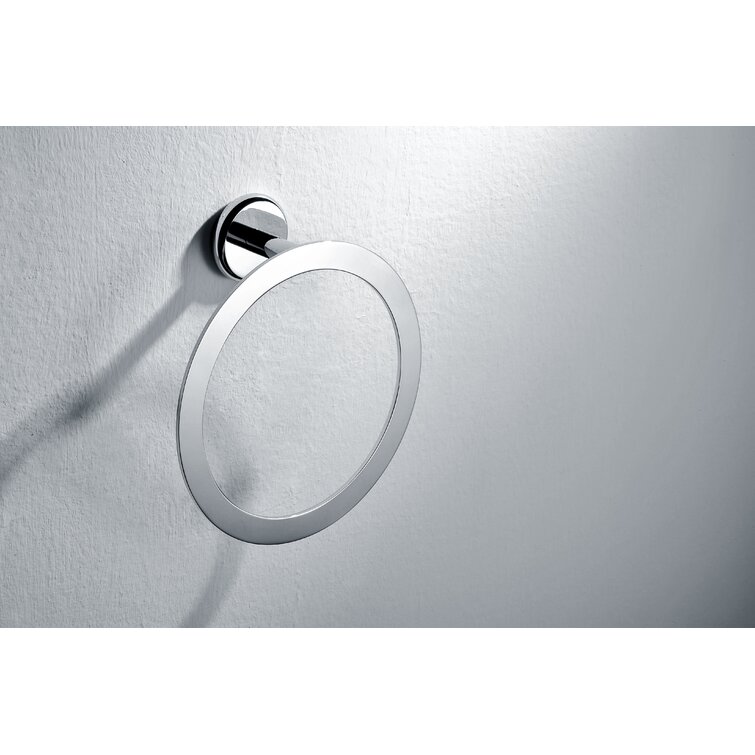 wall mounted hand towel holder bar ring stainless steel