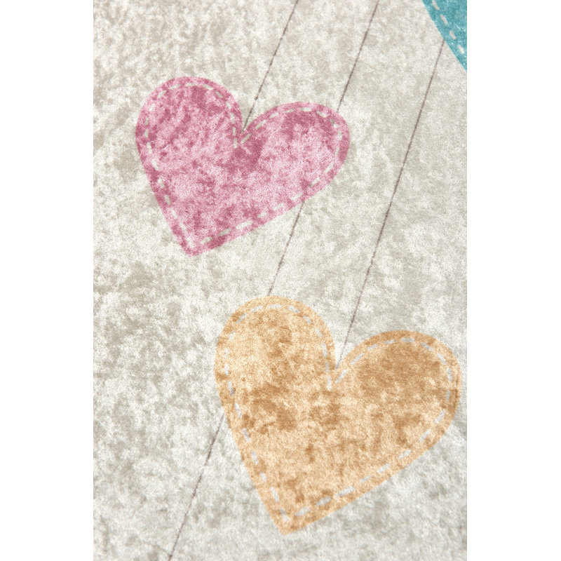 Stylish Polyester Area Carpet, 3.3 x 5.2 ft | 100% Antibacterial Material, 0.4 in Pile Height | Non-Slip Underside, Machine Washable | Perfect for Living Room & Bedroom Decor, Soft & Durable Design