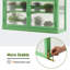 35.4" W x 14.6" D 2-Tier Wooden Cold Frame Garden Greenhouse-22812975