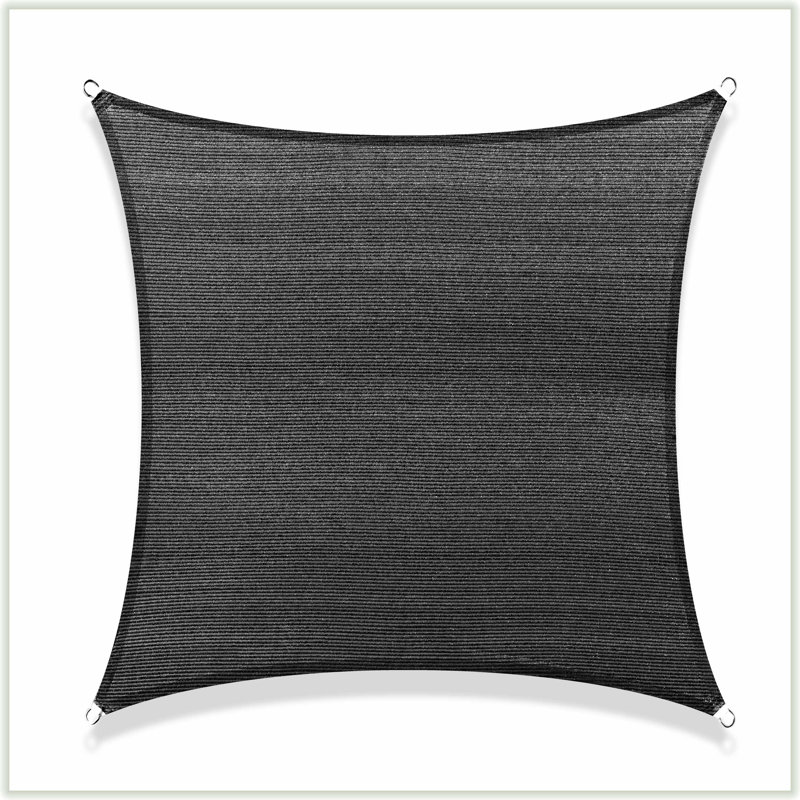 Toile d'ombrage rectangulaire Colourtree, 13 pi x 13 pi, Noir