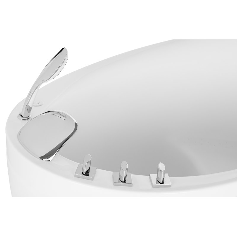 47.24'' x 31.5'' Freestanding Air Plastic / Acrylic Bathtub with Faucet