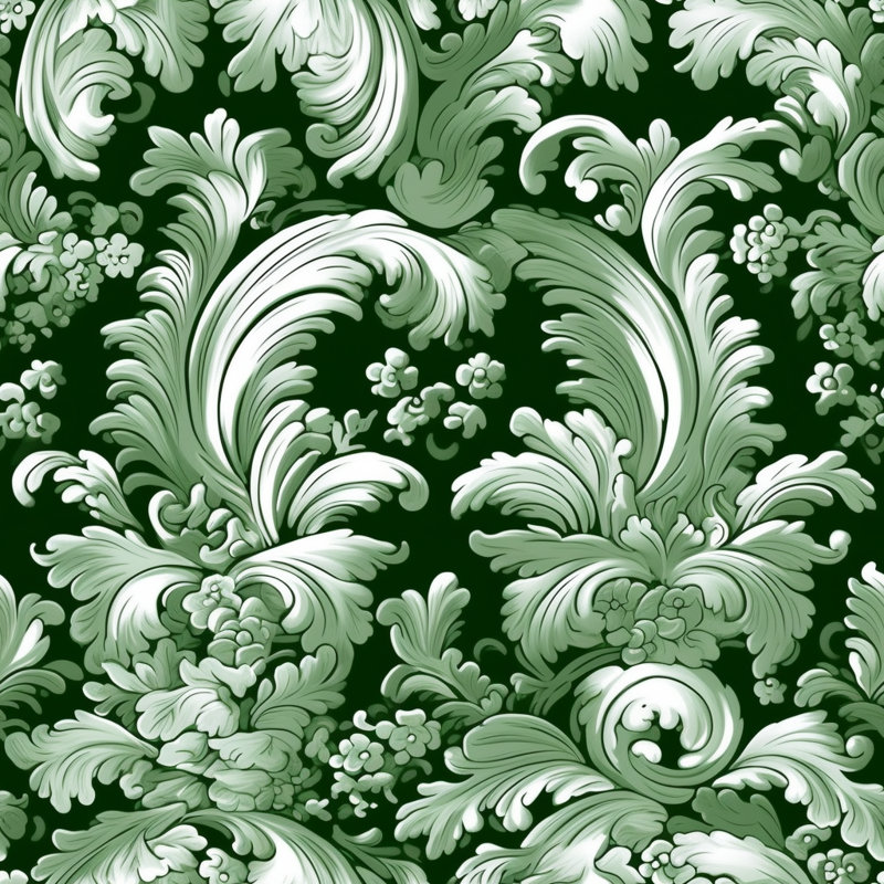 Polyester Comforter, Twin Comforter, Green/White Floral