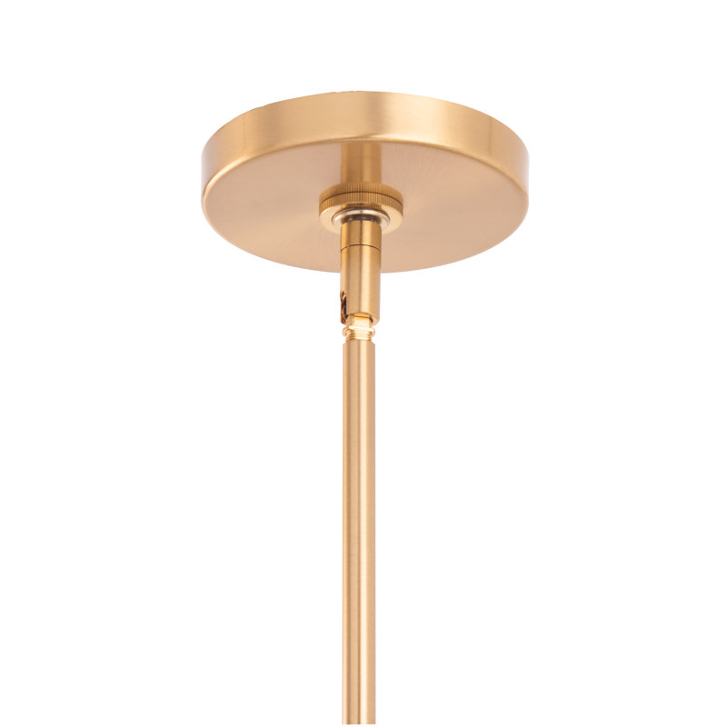 Gerane Modern Gold Linear 4 Light Chandelier