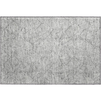 Premium Machine Washable Prisco Gray Rug